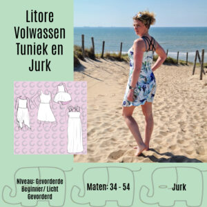 Litore Volwassen Tuniek en Jurk - Nederlands