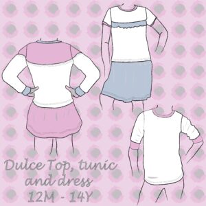Dulce Top, Tunic and Dress - English