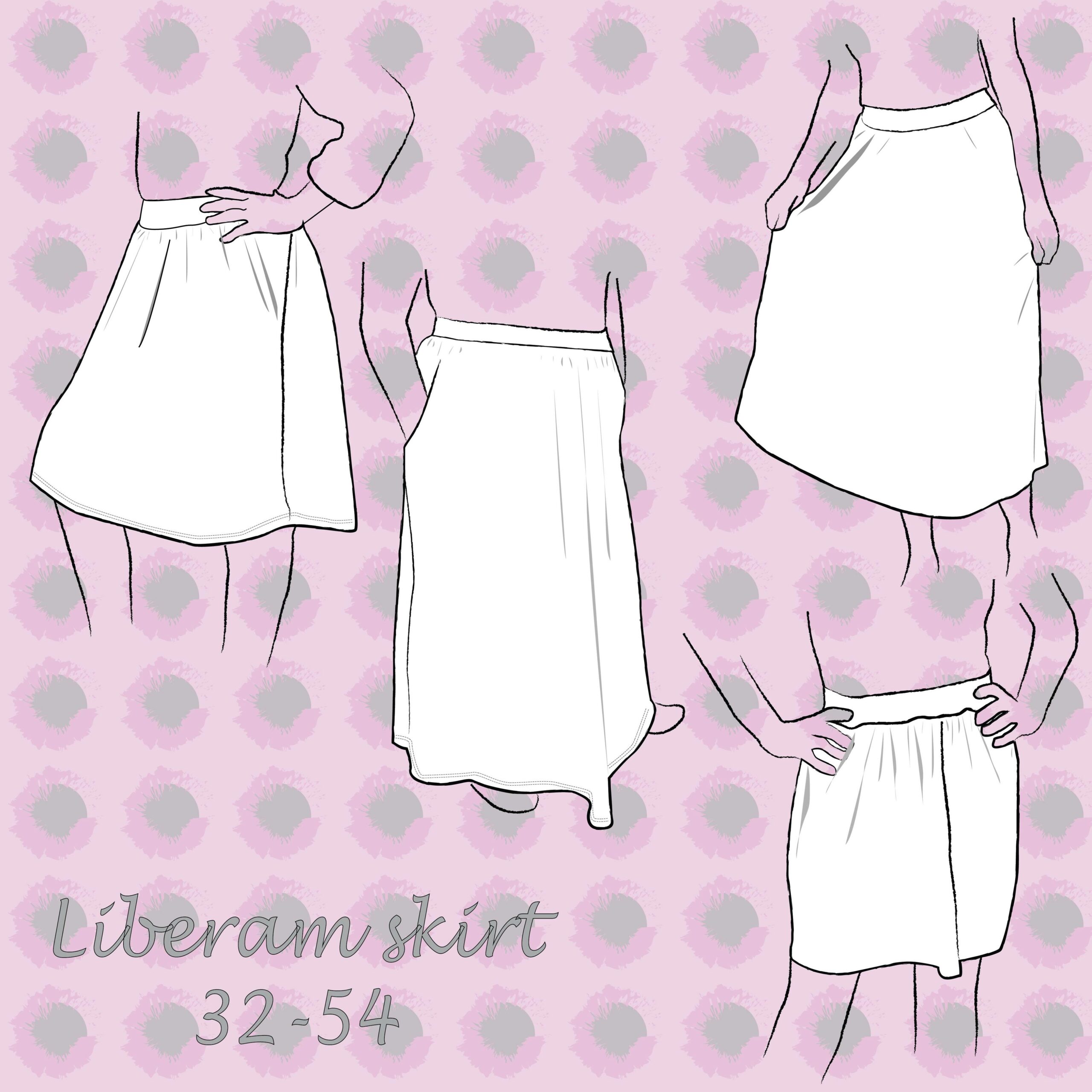 Yasmeen Skirt - PDF Sewing Pattern — Just Patterns
